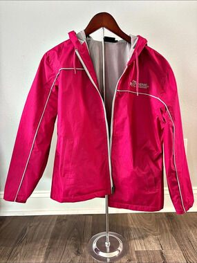 Prairie Mountain Hooded Windbreaker Pink Size Small
